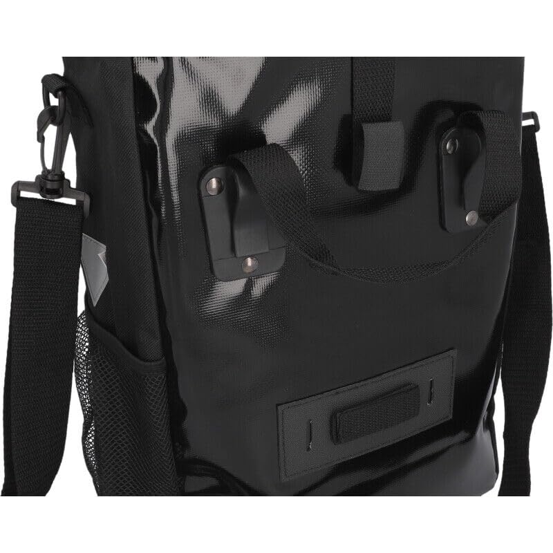 fahrradtasche kurier RILOOP Gepäckträgertasche Tasche 18 L wasserfest schwarz Sport & Freizeit Silber-Anhänger ttgo 28 Zoll E-Bike Farbe:coffee-grey matt