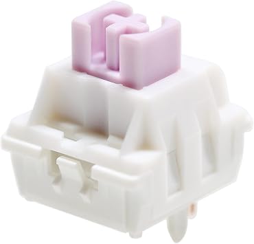KPREPUBLIC JWICK Poi Milk Purple Tactile Switch 5pin RGB SMD 67g mx Switch for Mechanical Keyboard 60m POM PA66 Gold Plated Spring JWICK Poi Switch x30
