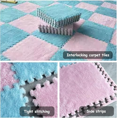 Alfombrillas de espuma esponjosa JvFbjLF recortables con base amortiguadora de 1.3cm de grosor 7