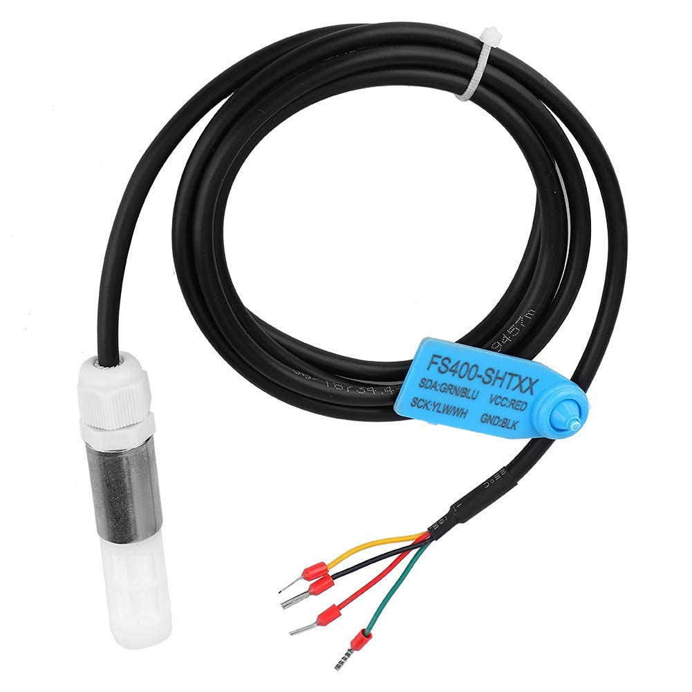 Sensor de Temperatura y Humedad, Sonda FS400-SHT3X Probador de Suelo Sensor Digital Impermeable Medidor de Monitoreo de Salida I2c (SHT35*2Pcs)