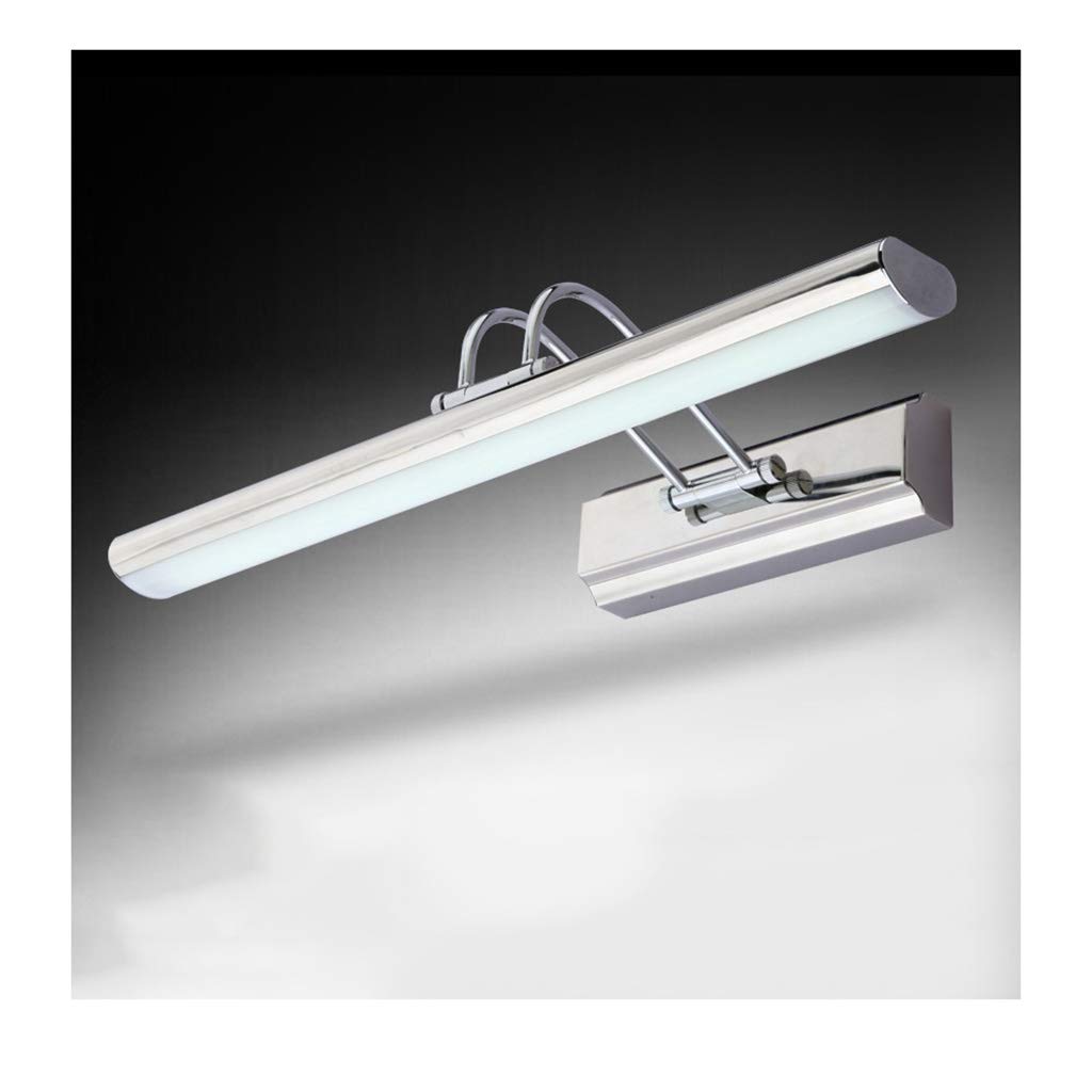 Miroir avant lumière LED pour meuble de salle de bains luminaire mural blanc pour routine du matin