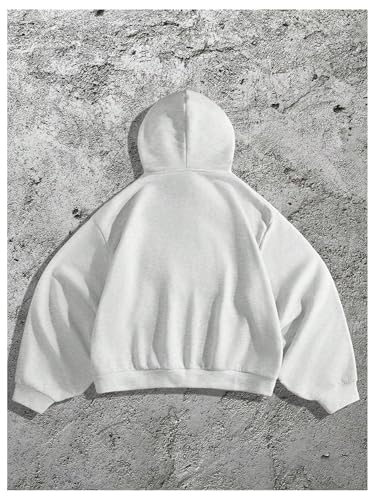 SOLY HUX Men's Hoodies Pullover Long Sleeve Drop Shoulder Basic Hooded Sweatshirts with Pocket Fall Outfits2