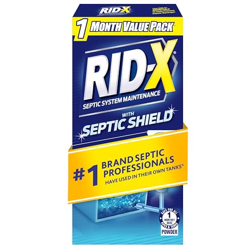 Product Image of the RID-X Septic Treatment, 1 Month Supply Of Powder, 9.8 oz