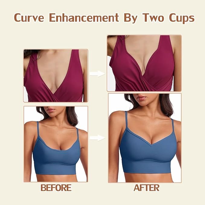 Snovvy Sticky Bra Inserts,Double-Sided Sticky Bra Inserts,Bra Pads for Push Up Lift,Swimwear Sports Bras Bikini Pad4