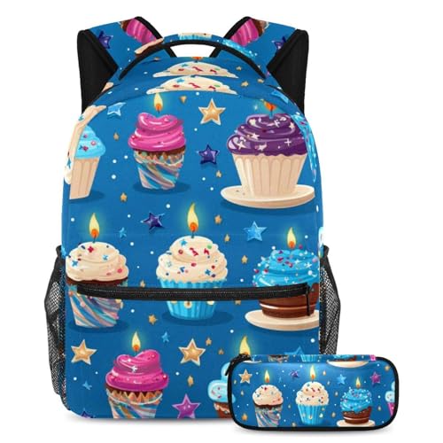 Cartables de grande capacité avec bretelles rembourrées et trousse stylos