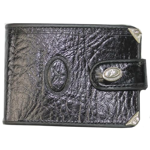 Carteira Masculina Mitty Em Couro Legítimo Preta - M1f (Preto)