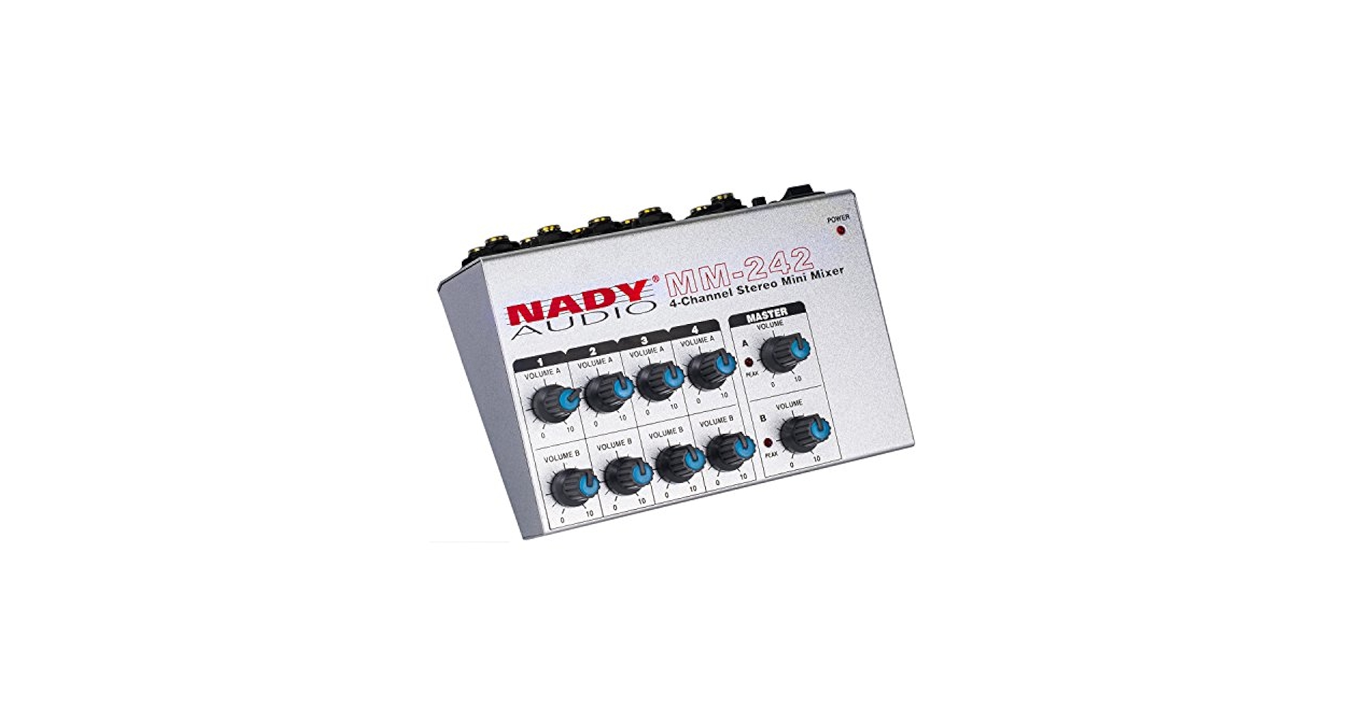 4ステレオ/8モノチャンネルミニミキサー Nady MM-242 Amazon.com: Nady MM-242 4 Stereo / 8 Mono Channel Mini Mixer