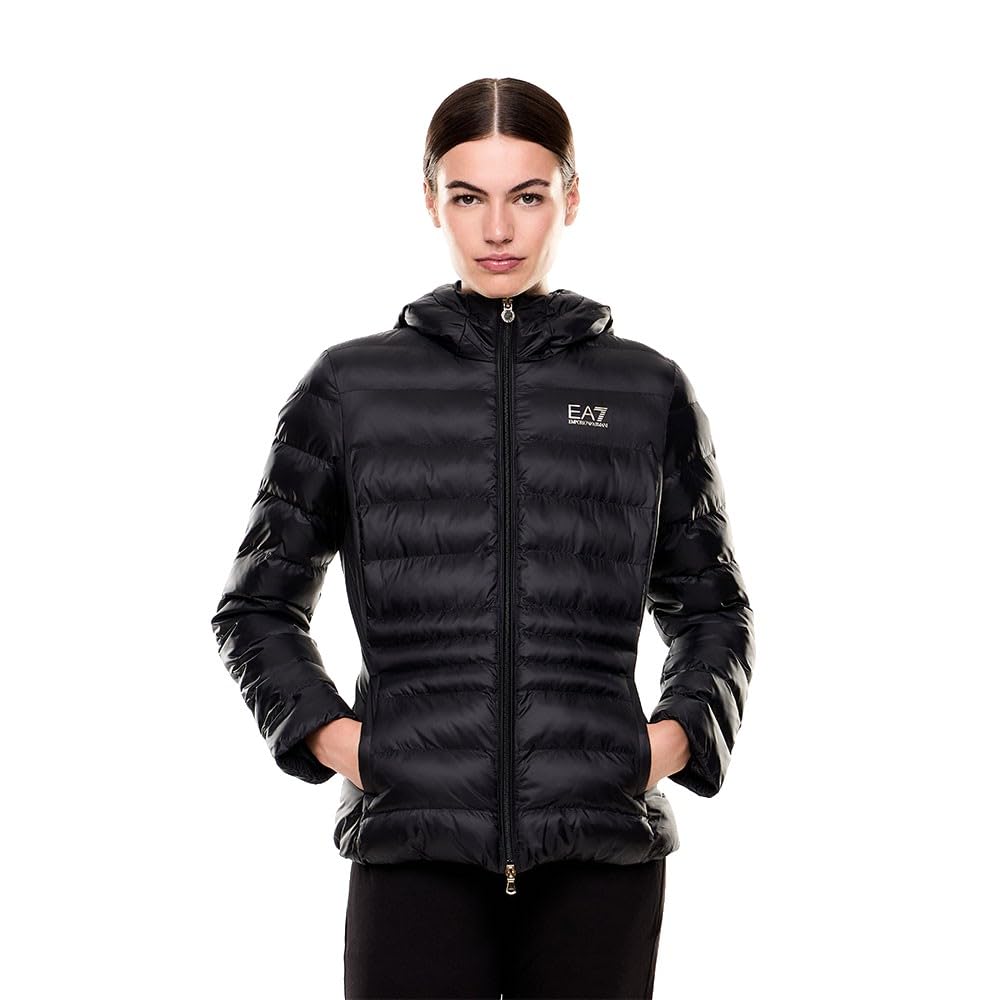 EA7 Emporio Armani Giacca Donna Imbottita Core Lady in Nylon 7W000684AF12475 8033996527147 - M Nero M