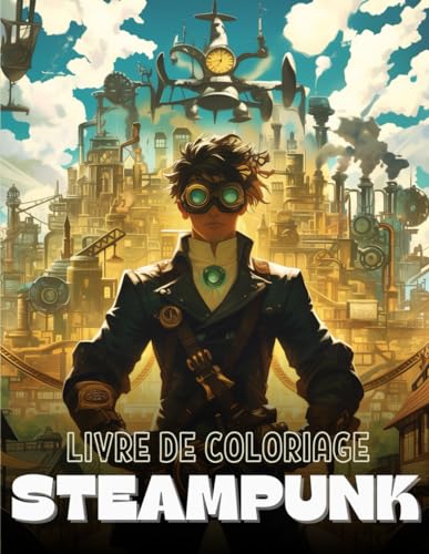 Livre de coloriage Steampunk: Livres de coloriages pour adultes et adolescents amateurs du style Steampunk | 50 illustrations Steampunk à colorier pour se relaxer