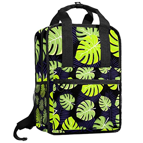 Sac à dos pour garçons et filles style tropical pour l\'école et les sorties