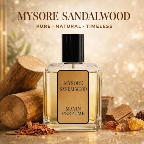 Image of Mayin Mysore Sandalwood Perfume For Men And Women|Luxury Perfume With Long Lasting Fragrance| Eau De Parfum (50 Ml), Liquid
