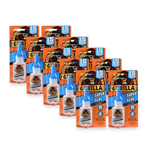 Up To 40% OFF Gorilla Super Glue 15 Gram, Clear, (Pack of 10)