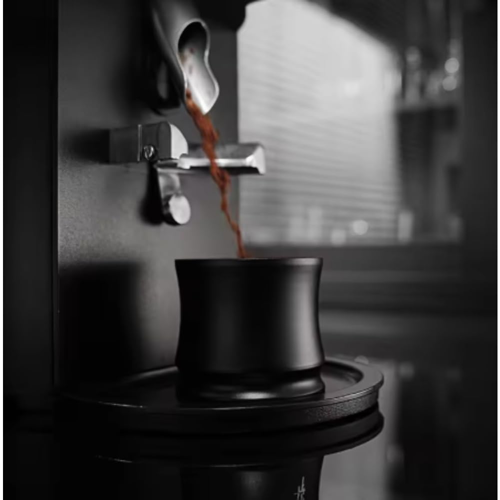 Taza de café para trituradora de café para receptor de espresso, construcción de aluminio con dispensador de baja resistencia, compatible con modelos de amoladora de 51 54 58 mm