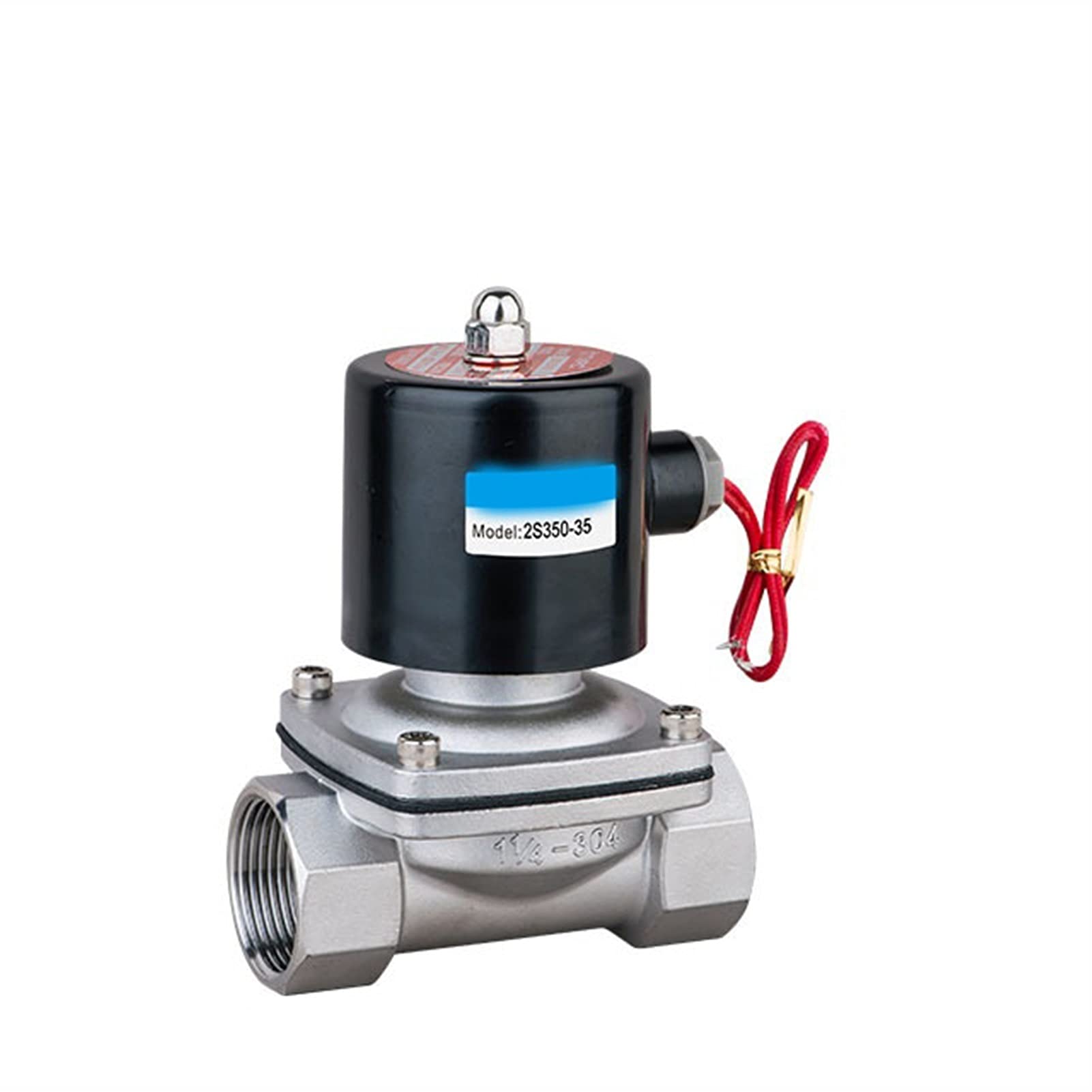 Válvula solenoide de válvula acero inoxidable dos posiciones 2WS500-50 drenaje riego