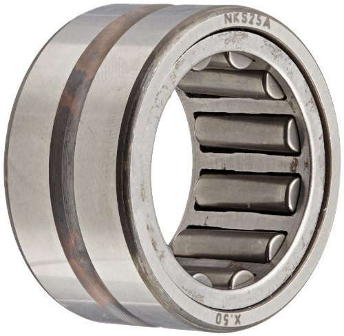 Koyo NKS25A Needle Roller Bearing, Outer Ring and Roller, Open, Oil Hole, Steel Cage, Metric, 25mm ID, 38mm OD, 20mm Width, 19000rpm Maximum Rotational Speed