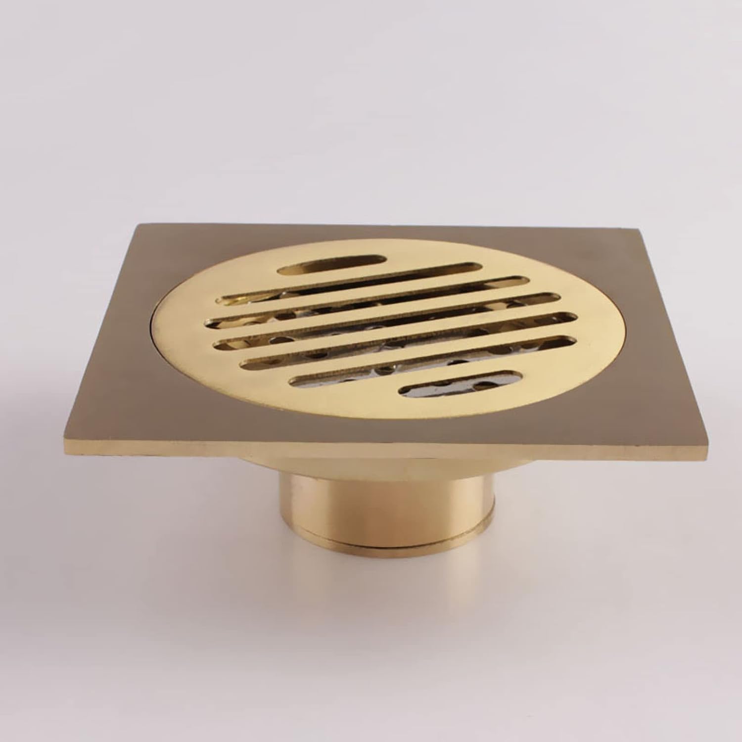 Square Shower Drain Shower Waste Drain Shower Sink Bathroom Accessory Copper Shower Floor Drain-A (Color : B) (C)