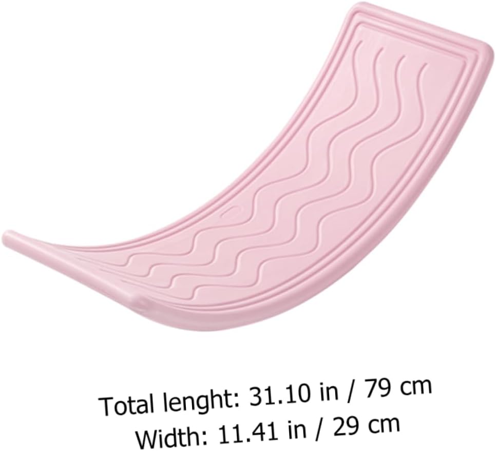 Plastic Balance Seesaw Indoor Sensory Training Equipment for Lightweight Wobble Board Plaything with Non Slip Strips for Balance and Coordination Skills