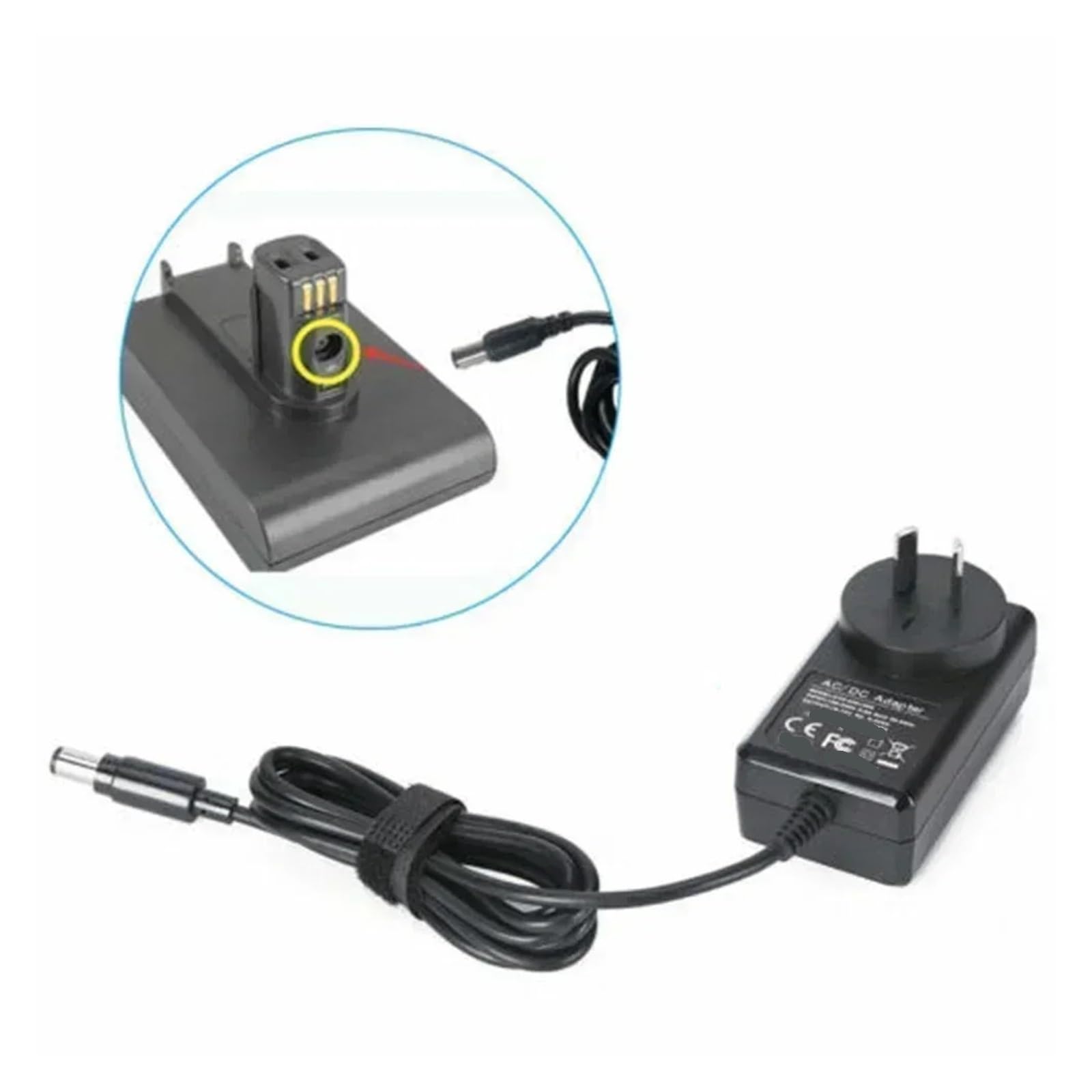 1x Adaptateur de Chargeur de Batterie, Compatible for Dyson,