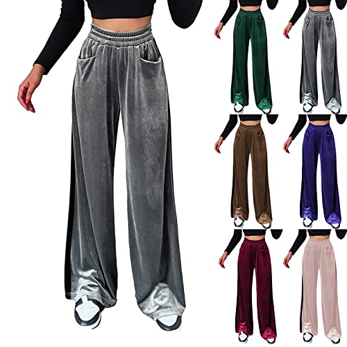 LULER Effen damestas, rechte slang, los, rekbare yogabroek, kleurcontrast, vaste broek, damesbroek, outdoor - Afbeelding 8
