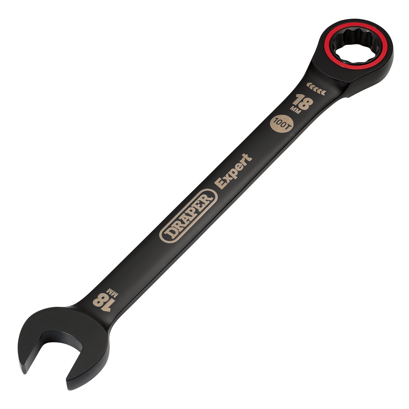 Draper Expert 03891 HI-TORQ® Metric Ratchet Combination Spanner 18...