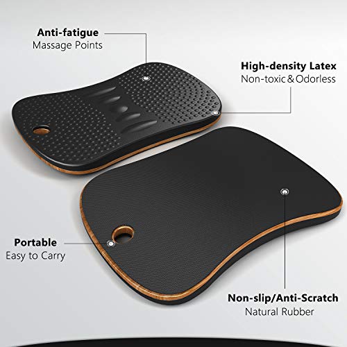 FEZIBO Wobble Balance Board (Medium, Black) - Image 3