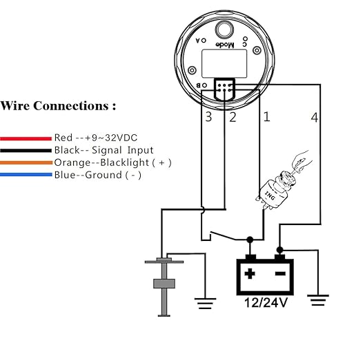 Miniatura 7 de SAMDO Medidor de combustible universal, medidor de nivel de combustible digital, medidor de combustible marino, señal impermeable completa,