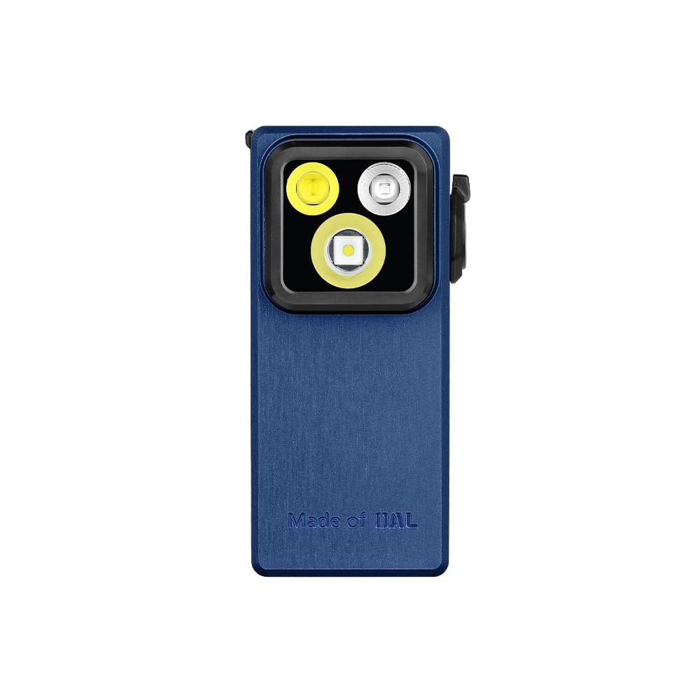 OLIGHT Oclip Pro Luce di Emergenza a Clip Mini Torcia 500LM IPX6 Compatto e Leggero Tre Sorgenti Luminose per l'Illuminazione Quotidiana e le Luci di Segnalazione di Sicurezza (Arancione)