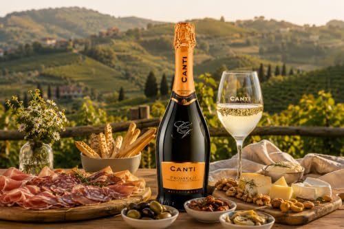 Miniatura 3 de Canti Prosecco D.O.C. Millesimato Vino Espumoso Italiano Extradry Seco - 1 Botella X 750ml