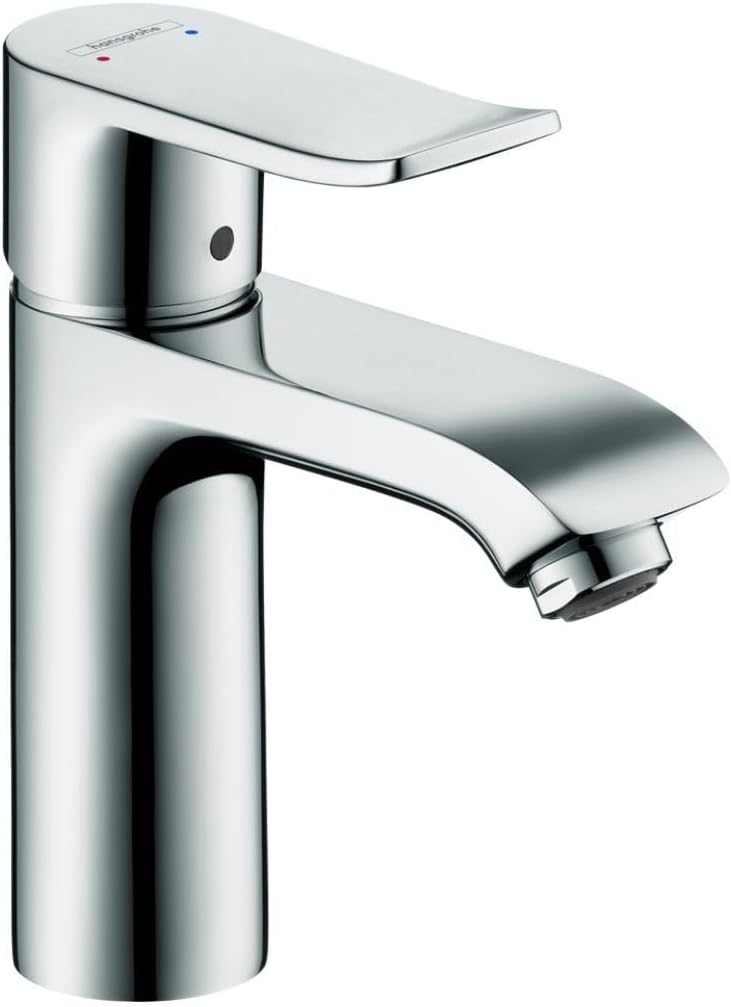 Chrome Single Hole Modern Bathroom Faucet