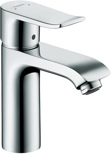 hansgrohe Metris 31204001 - Grifo de lavabo de baño moderno atemporal fácil de limpiar, 1 manija de 1 7 pulgadas de alto, cromado, 31204001 hansgrohe Metris 31204001 - Grifo de lavabo de baño moderno atemporal fácil de limpiar, 1 manija de 1 7 pulgadas de alto, cromado, 31204001