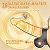 YcsLust Penisring mit 10 Vibrationsmodi Silikon Cockring mit Hodenstimulation Wasserdichtes Penis Sexspielzeug für Paare Männer USB Aufladbar Vibrator Ring für Längere Erektion #1