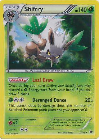 Pokemon - Shiftry (7) - XY Flashfire - Reverse Holo