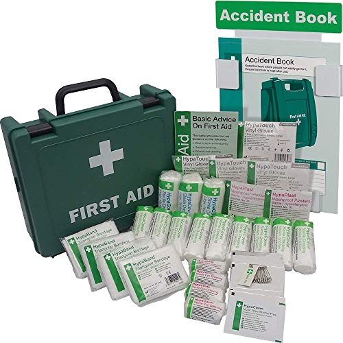 Image of Safety First Aid Group HSE Economy 11-20 Persons First Aid Kit with Accident Book Station & Free Accident Book (A4)