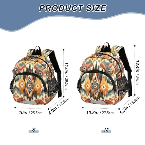 Toddler Backpacks Aztec Print Preschool Backpack with Toddler Leash, Chest Buckle, for Kids Boys Girls2