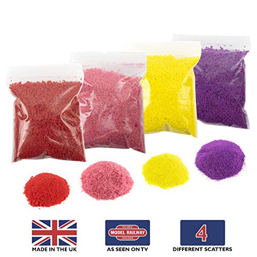 War World Scenics - Kit 1 Création de Fleurs - Modélisme Ferroviaire, Wargames, Maquettes, Dioramas, Décor Miniature, Paysage Miniature, Modélisme, Modèle réduit