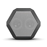 BoomBotix REX-GRY-02 REX Wireless Ultraportable Weatherproof Speaker for iPods Smartphones Tablets and Laptops (Gunmetal Gray)
