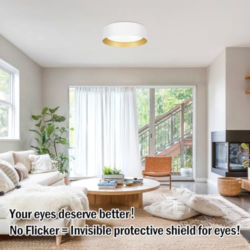 Image of BrightHome Flush Mount Ceiling Light, 13in Modern Ceiling Light 3 /4 /5000K