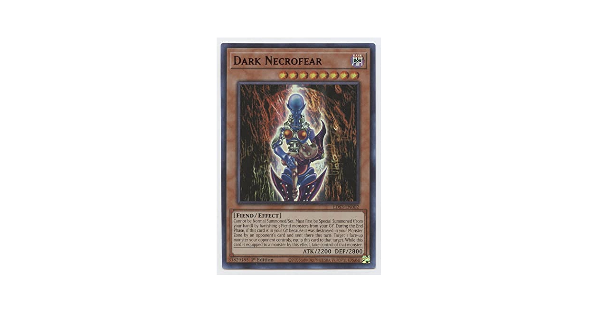 遊戯王　DARK NECROFEAR  1st  旧アジア　ウルトラレア Amazon.com: Dark Necrofear (Red) - LDS3-EN002 - Ultra Rare