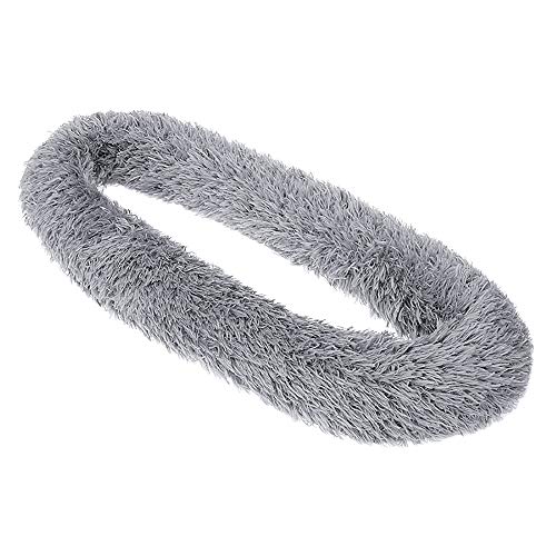 Anjing - Bufanda para Mujer, Multifuncional, cálida, Suave, Color Rojo, Gris, Talla única