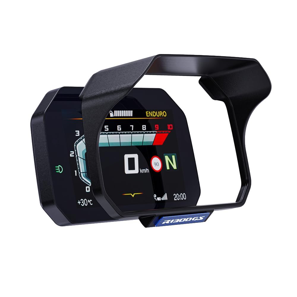 Copertura Decorativa Parabrezza E Supporto Fotocamera Per BMW R1300GS (2023-2026) – Alluminio Anodizzato, Nero