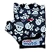 KIDDIMOTO - Gants Vélo pour Enfant de 2 à 8 Ans, Parfaits pour Les Sports de Plein air, Le Cyclisme, la Trottinette - Crâne Crossbones/Jolly Roger/Pirate Drapeau - Moyen (4-8 Ans)
