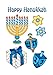 Glitter Hanukkah Stickers