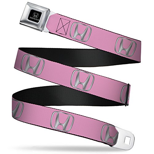 Image of Buckle-Down Seatbelt Belt - Honda Logo Black /White - 1.0 inch Wide - 20-36 Inches in Length
