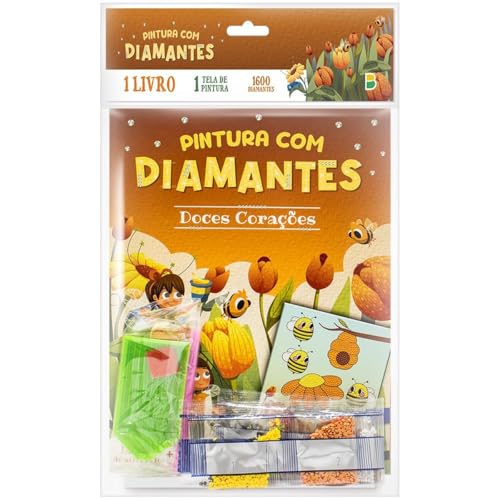 Pintura com Diamantes: Doces Corações: