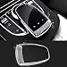   TopDall Bling Crystal Interior Media Control Emblem Cover for Mercedes Benz  