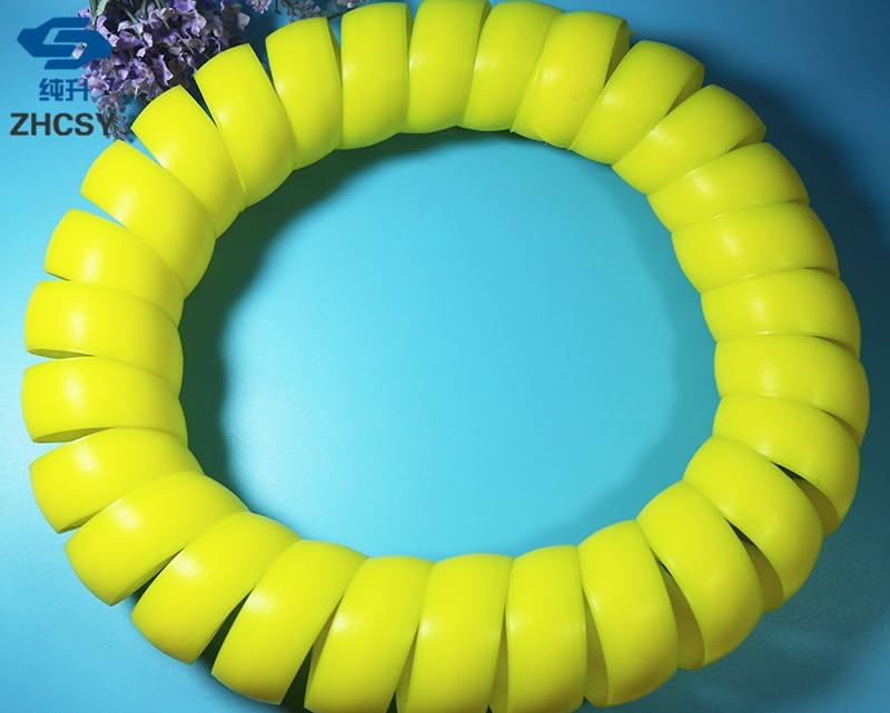 2M 32mm Spiral Wire Organizer Wrap Tube Flame retardant colorful spiral bands diameter Cable casing Cable Sleeves Winding pipe - (Color: Black)