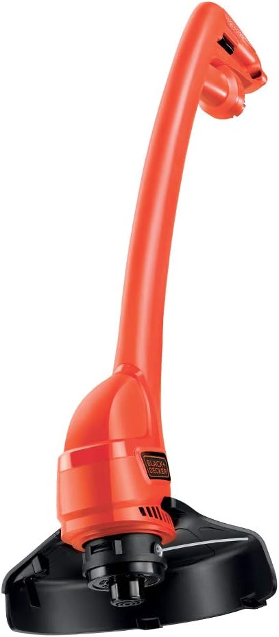 Black & Decker GL250-GB Grass Trimmer with 23 cm Swathe and Bump Feed Line System, 250 W, Orange