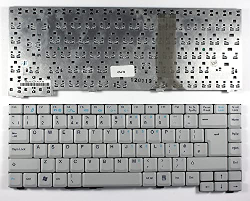 Clavier pour ordinateur portable Fujitsu Siemens K010727F3 blanc touches douces