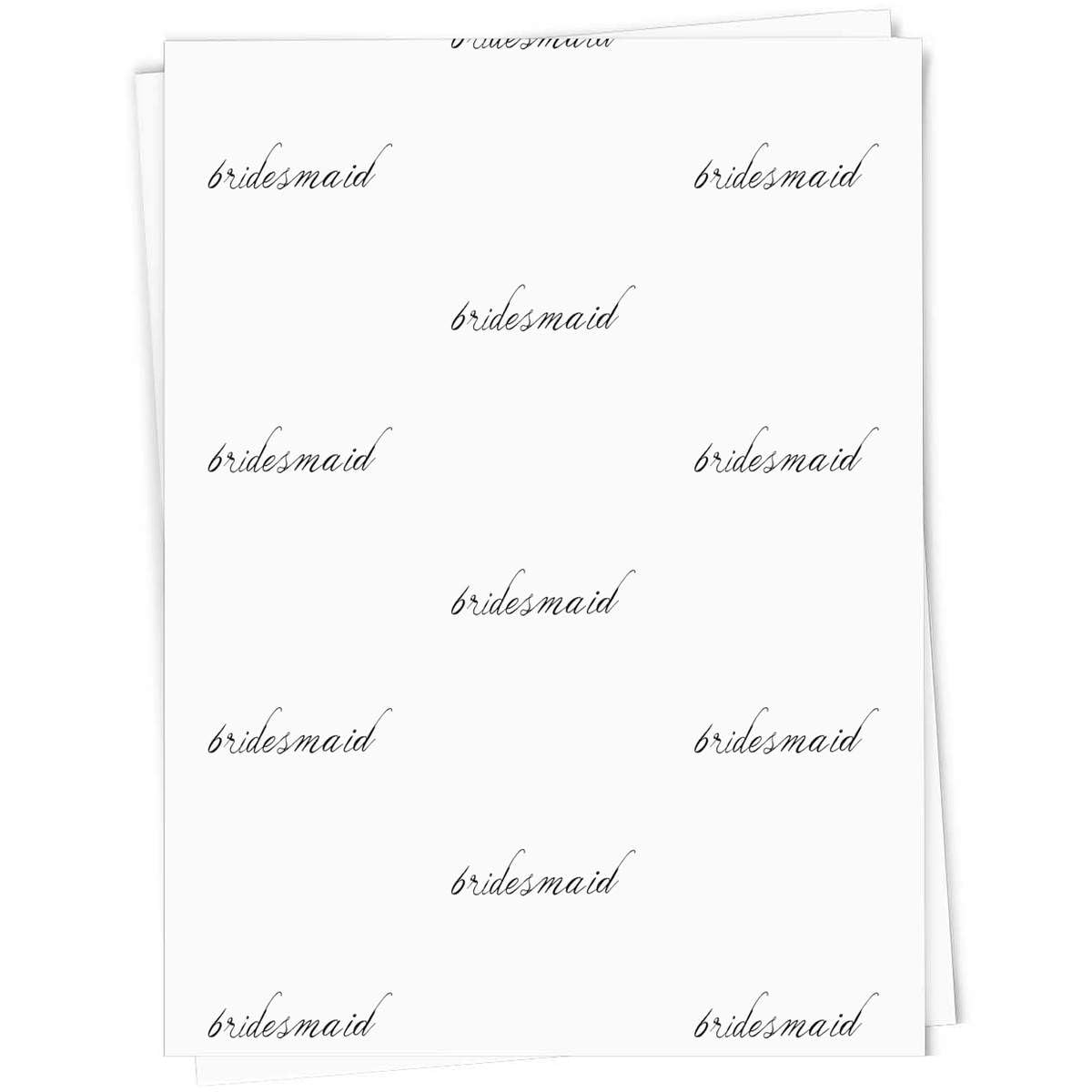 Azeeda 5 x A1 'Bridesmaid' Gift Wrap/Wrapping Paper Sheets (GI00117696)