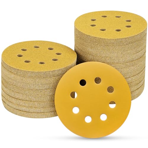 100PCS 5 Inch 400 Grit Sanding Discs